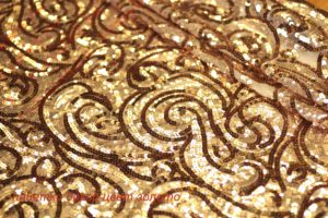 Ткань пайетки декор цвет золото
